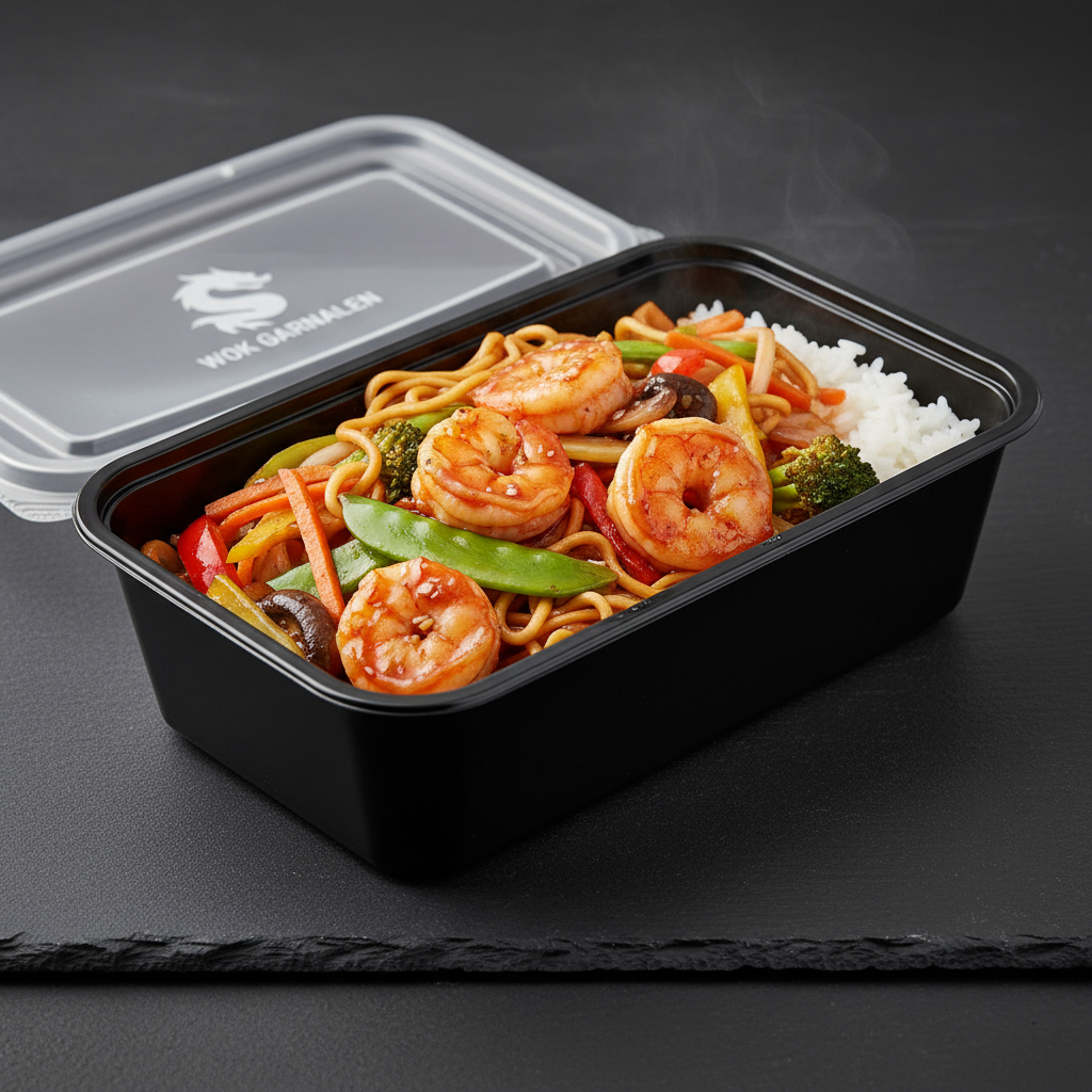 Wok Garnalen