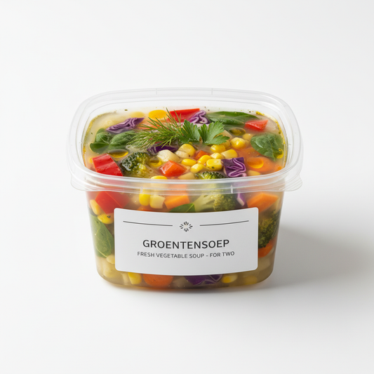 Groentensoep voor 2 personen