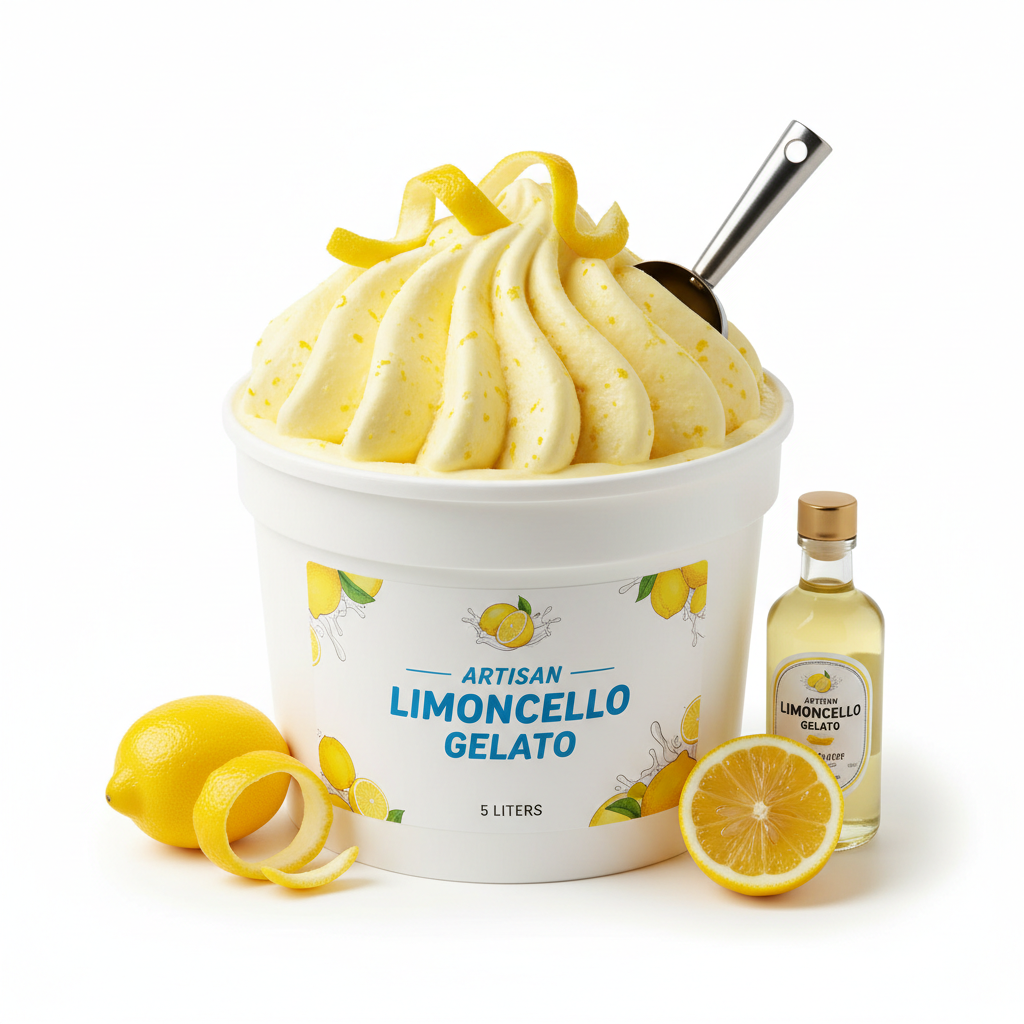 5 liter bak limoncello-ijs
